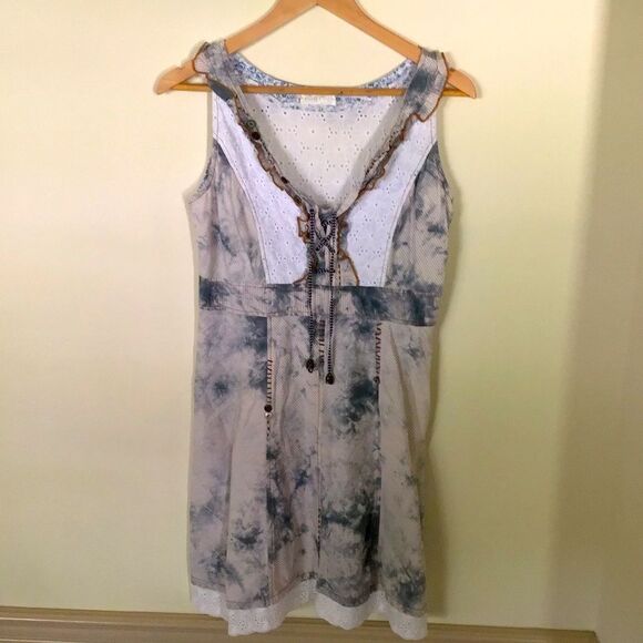 Forla Paris Boho Sleeveless Cotton Dress - Picture 1 of 8